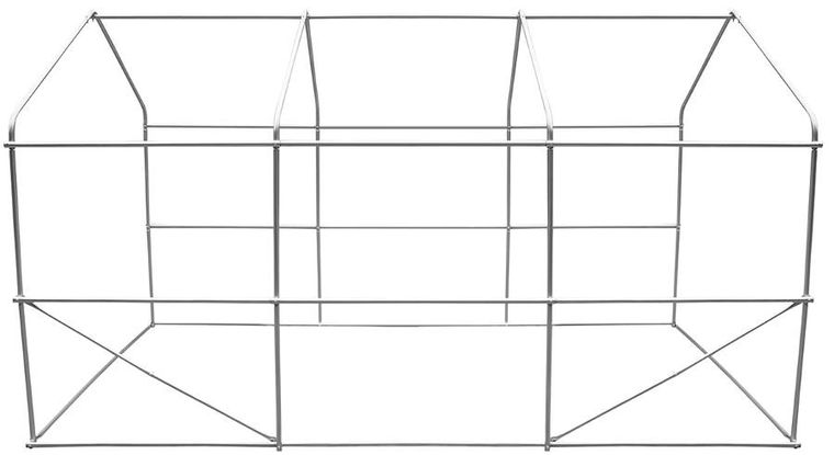 Saska Garden, tunel ogrodowy, szklarnia, zielona, 200-350-200 cm