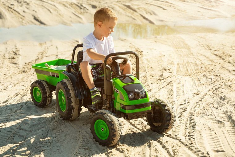 Toyz, Hector, Traktor, pojazd na akumulator, czerwony