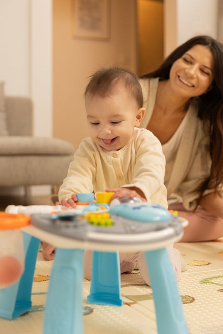 Toyz, Spark, chodzik, stolik edukacyjny, 2w1, pink