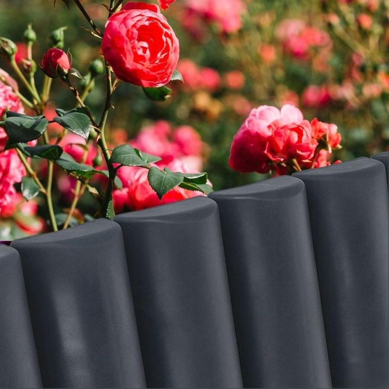 Vilde, palisada ogrodowa, grafitowa, 25 cm