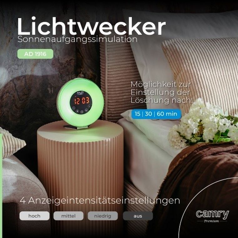 Adler, budzik świetlny