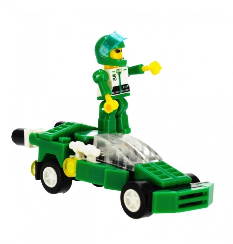 Alleblox, samochód wyścigowy, klocki konstrukcyjne