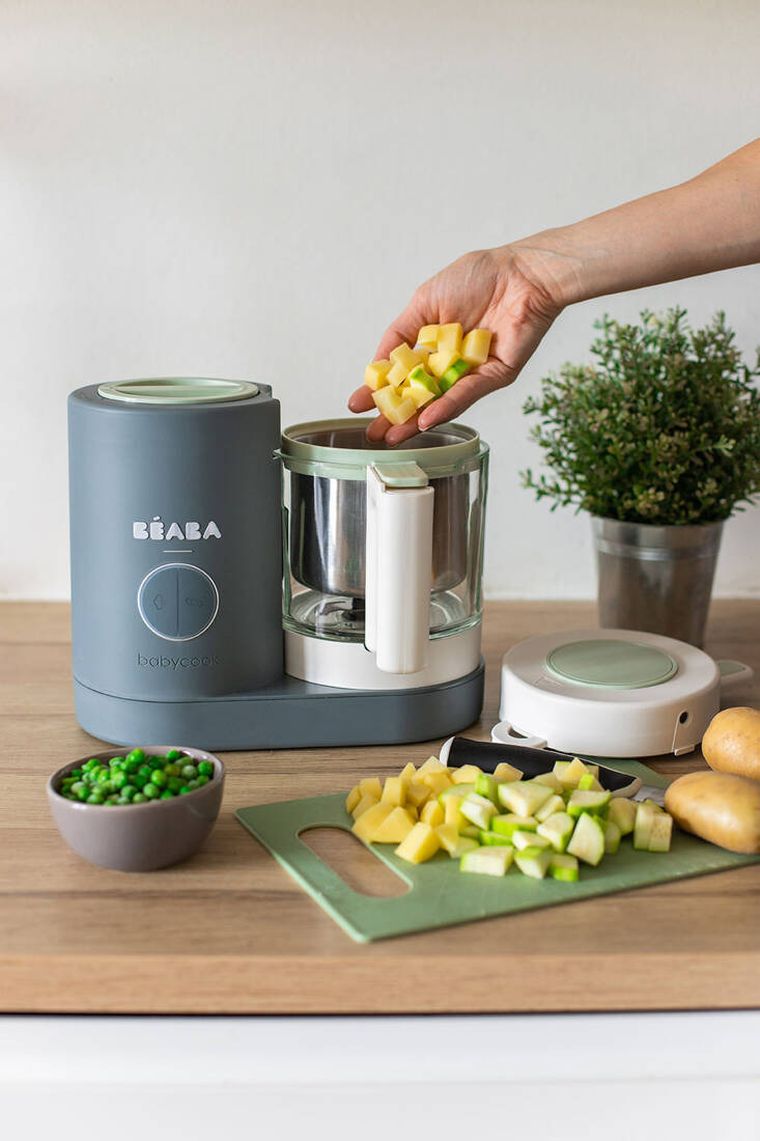 Beaba, Babycook Neo, urządzenie do miksowania i gotowania na parze, Mineral Grey