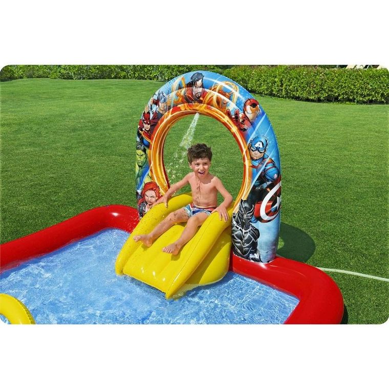 Bestway, The Avengers, plac zabaw, dmuchany, 211-198-125 cm
