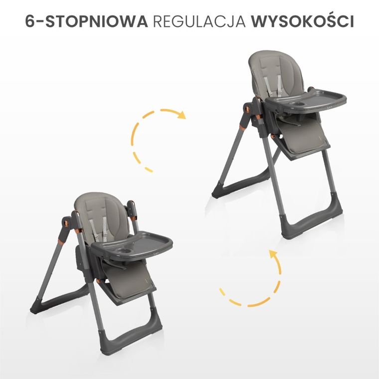 Caretero, Vars, krzesełko do karmienia, mint