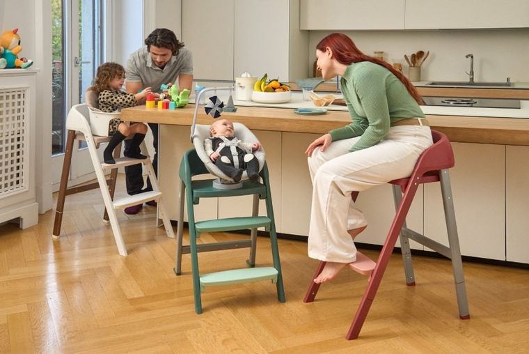 Chicco, Crescendo Up, ewolucyjne krzesełko do karmienia, Pearl Copper