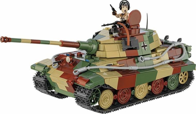 Cobi, Historical Collection WWII, Niemiecki czołg ciężki Panzer VI Ausf. B Königstiger Tygrys Królewski, 1:35, klocki, 802 elementy