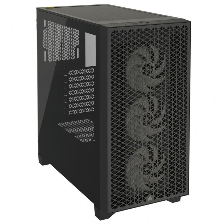 Corsair, obudowa komputerowa, 3000D Airflow RGB TG Mid-Tower, czarna