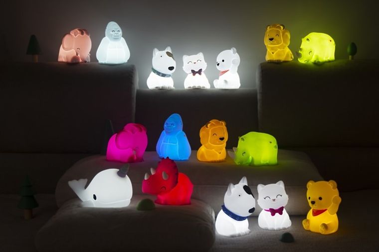 Dhink, Nosorożec, lampka silikonowa na USB