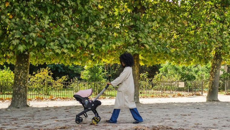 Doona, Doona I, mobilny fotelik samochodowy, blush pink