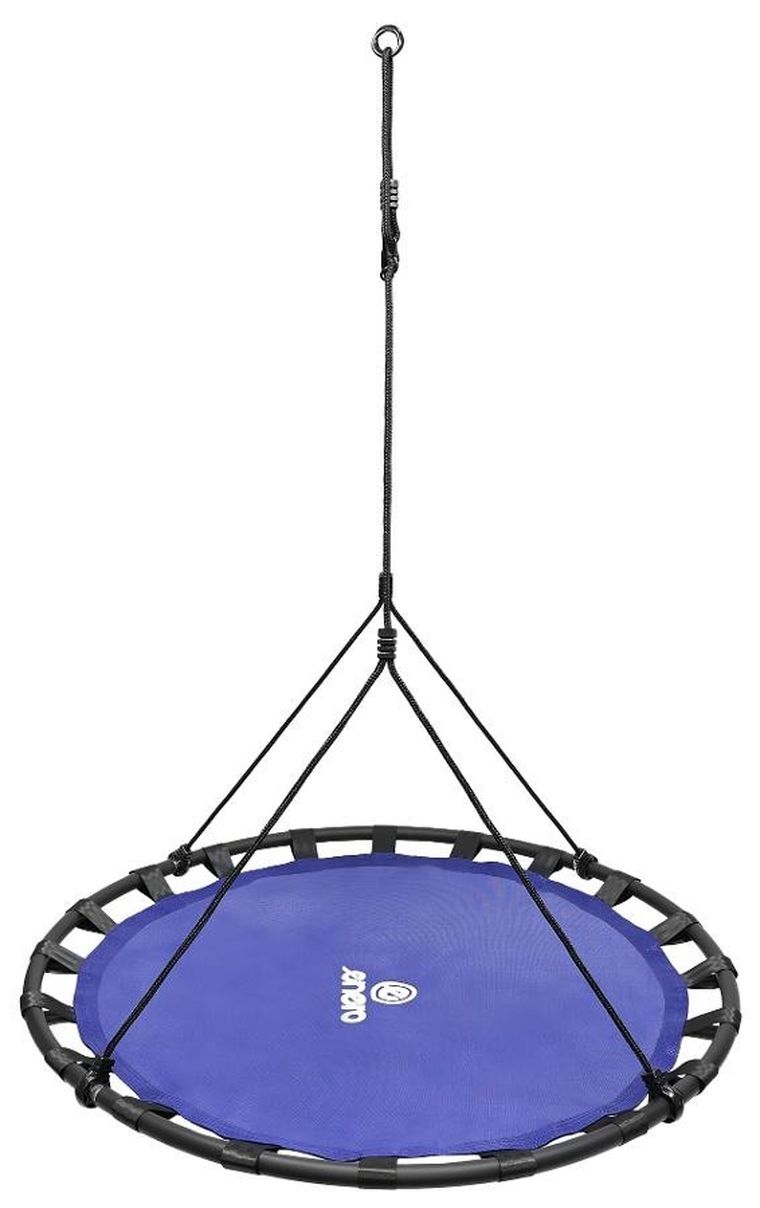 Enero, huśtawka ogrodowa, bocianie gniazdo, 120 cm, niebieska