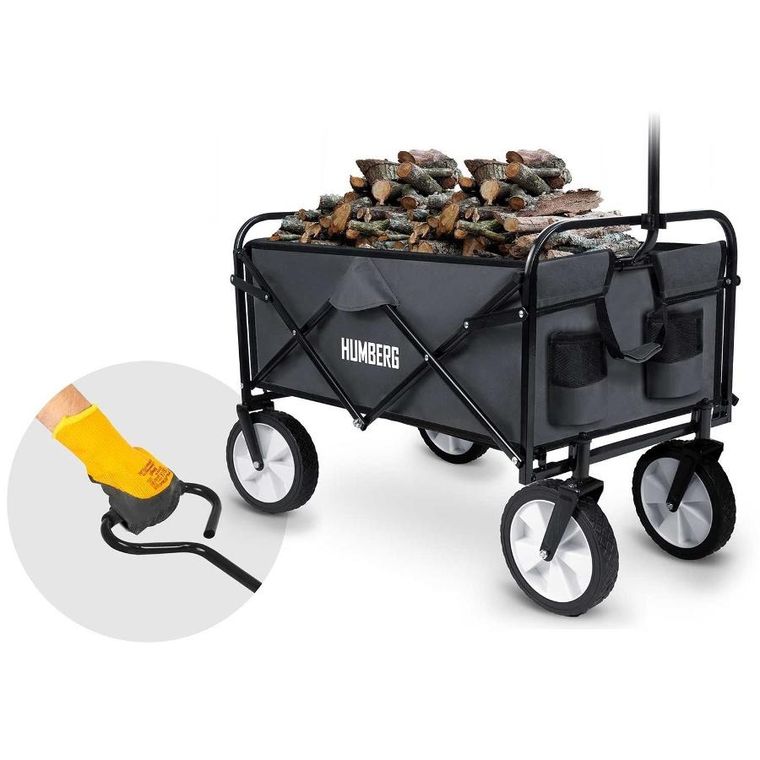Humberg, wózek transportowy, składany, 80l