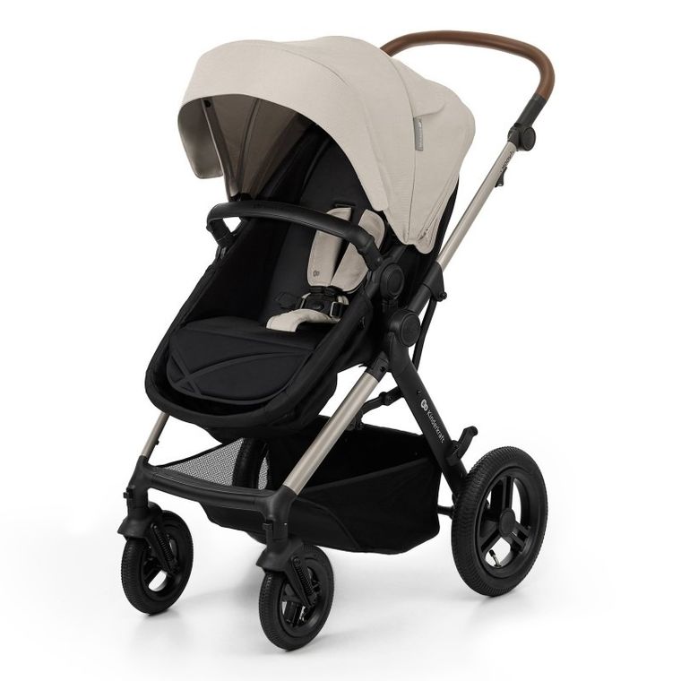 Kinderkraft, Moov 2, Air Wheels, wózek wielofunkcyjny 4w1, Moonlight Grey