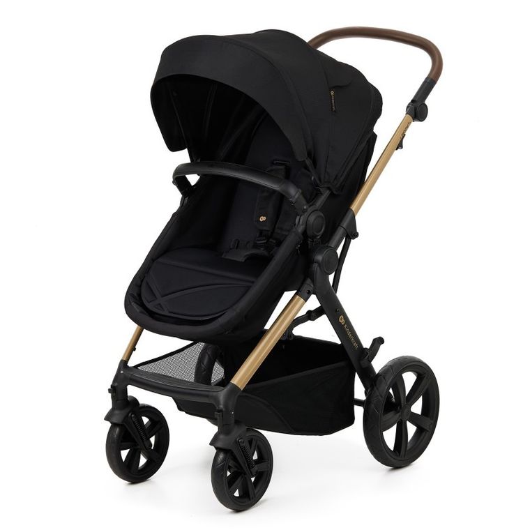 Kinderkraft, Moov 2, Eva Wheels, wózek wielofunkcyjny 4w1, Pure Black
