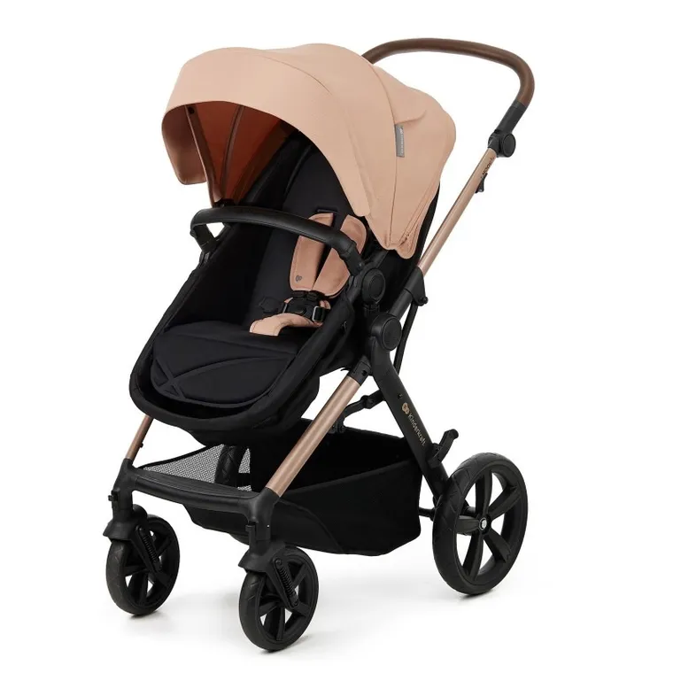 Kinderkraft, Moov 2, Eva Wheels, wózek wielofunkcyjny 4w1, Sand Beige