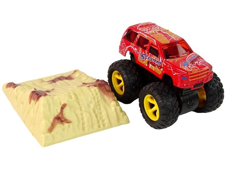 Lean Toys, BigFoot Die-Cast, pojazd z napędem i rampą, 1 szt.