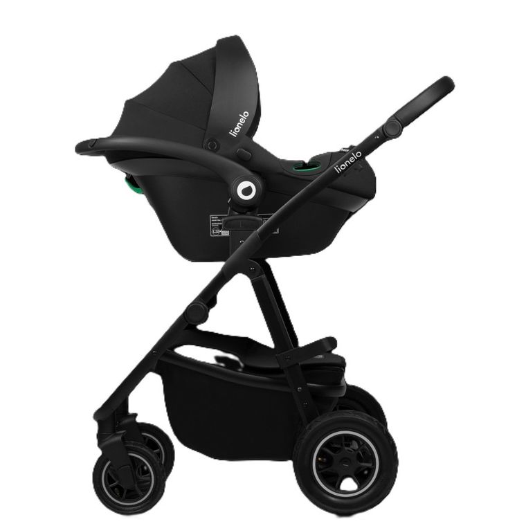 Lionelo, Amber Plus, wózek wielofunkcyjny 3w1, Grey Graphite
