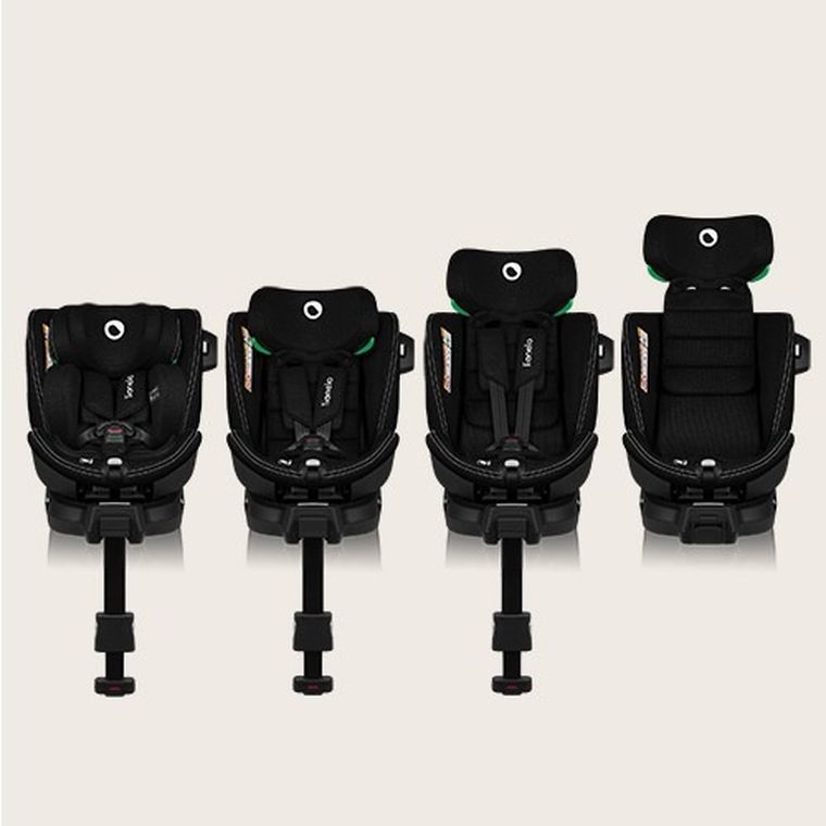 Lionelo, Harmony, I-Size, fotelik samochodowy, Carbon Bamboo, 40-150 cm