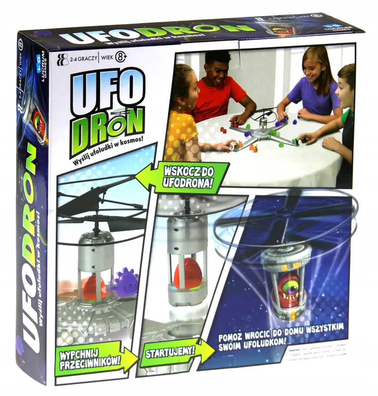 Lucrum Games, Ufodron, zręcznościowa gra familijna z latającym dronem