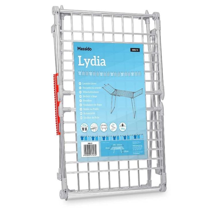 Massido, Lydia, stojąca suszarka na pranie, rozkładana, 27 mb