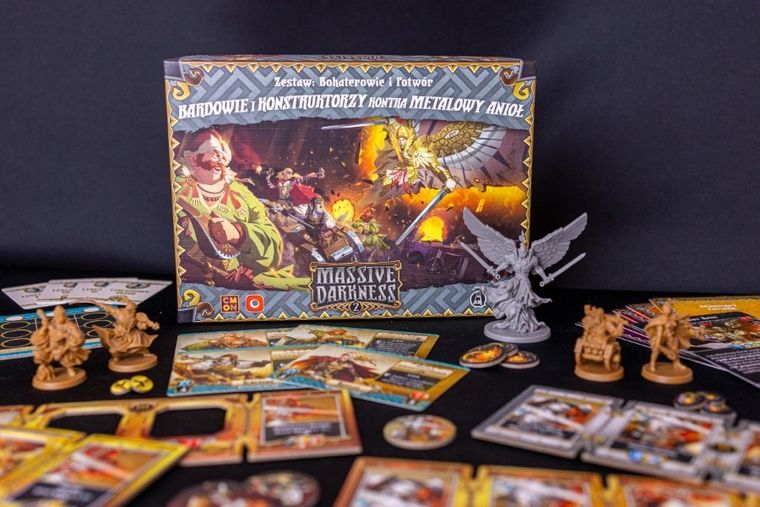 Portal Games, Massive Darkness 2: Bardowie i Konstruktorzy vs Metalowy Anioł, dodatek do gry