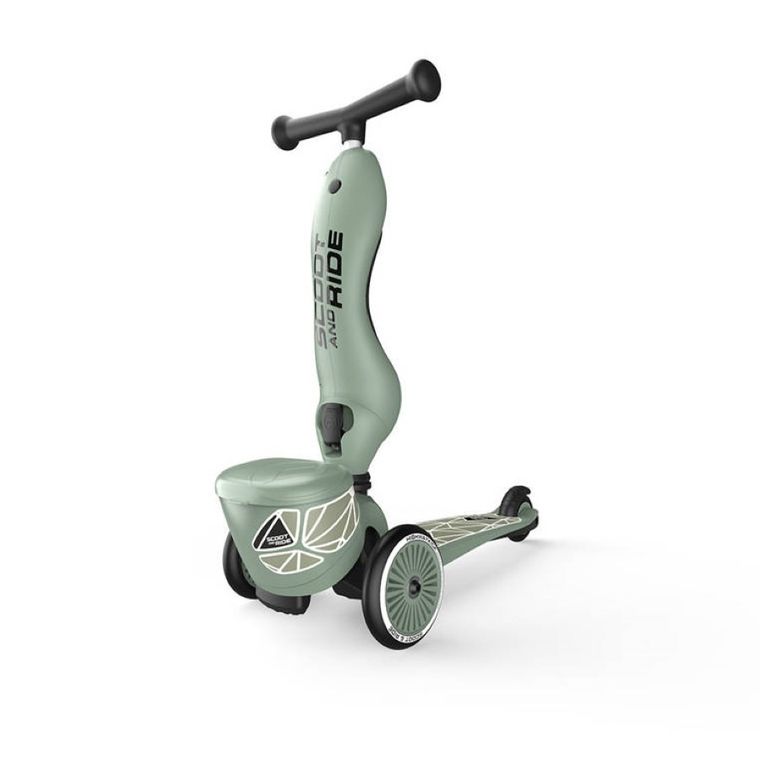 Scoot & Ride, Highwaykick 1, Lifestyle, jeździk i hulajnoga 2w1, Green Lines