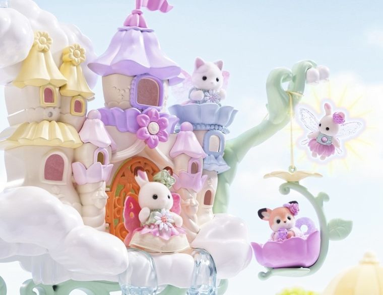 Sylvanian Families, Podniebny Pałac Kwiatowych Wróżek, zestaw z figurkami, 5815