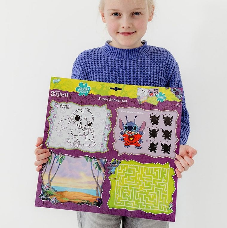 Totum, Lilo i Stitch, duży zestaw naklejek, 300 elementów