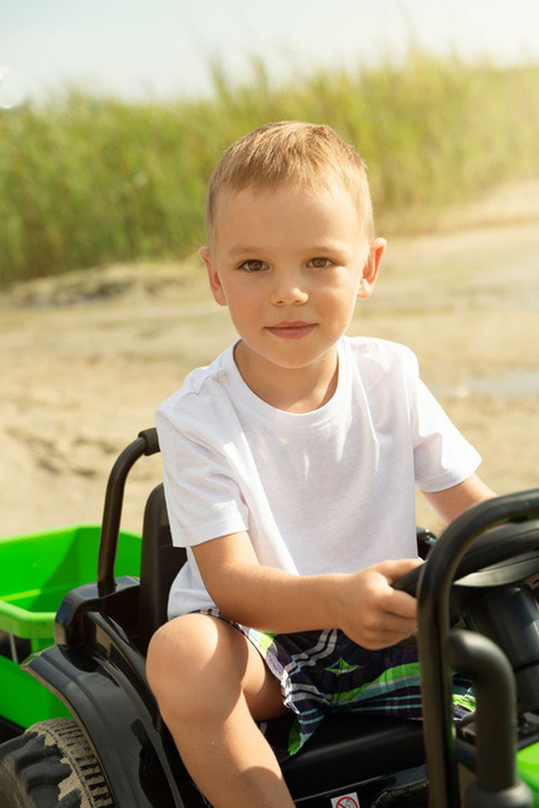 Toyz, Hector, Traktor, pojazd na akumulator, czerwony