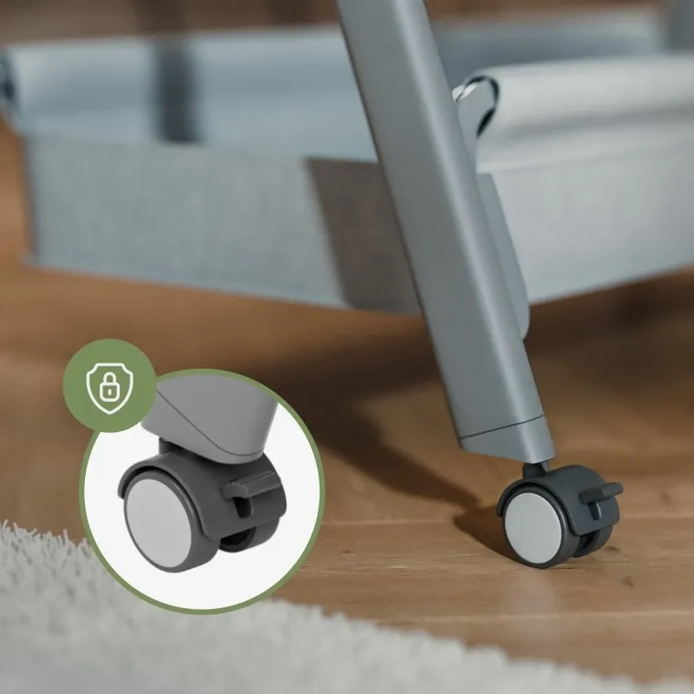 Tulano, Dream 50, łóżeczko dostawne, lighte-grey