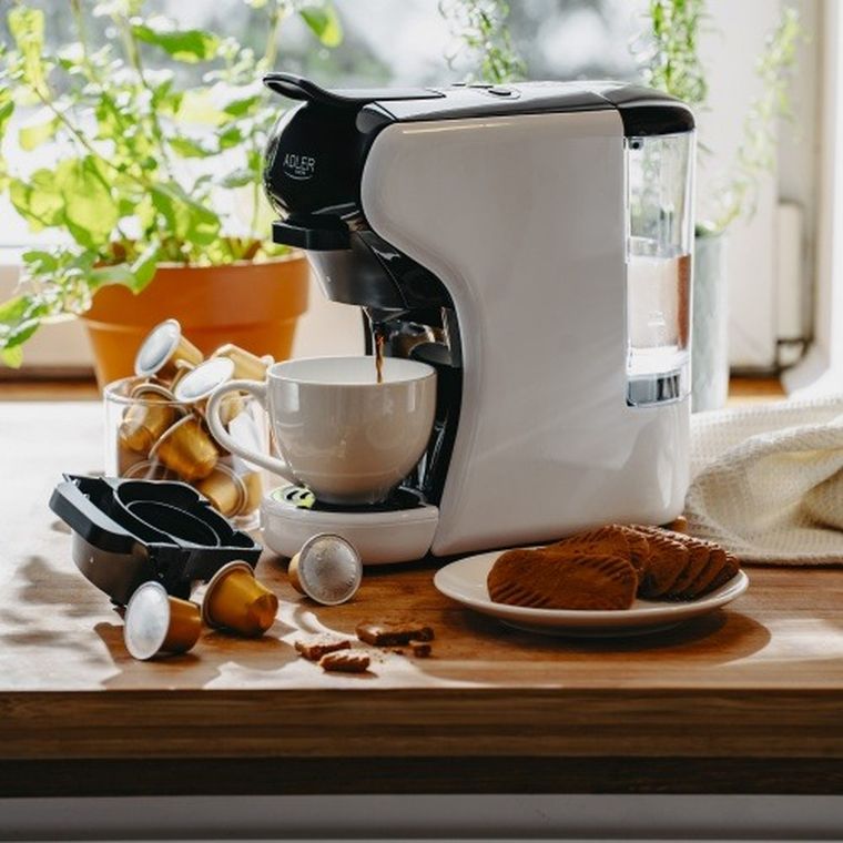 Adler, multi-ekspres ciśnieniowy, wielokapsułkowy, 19 bar