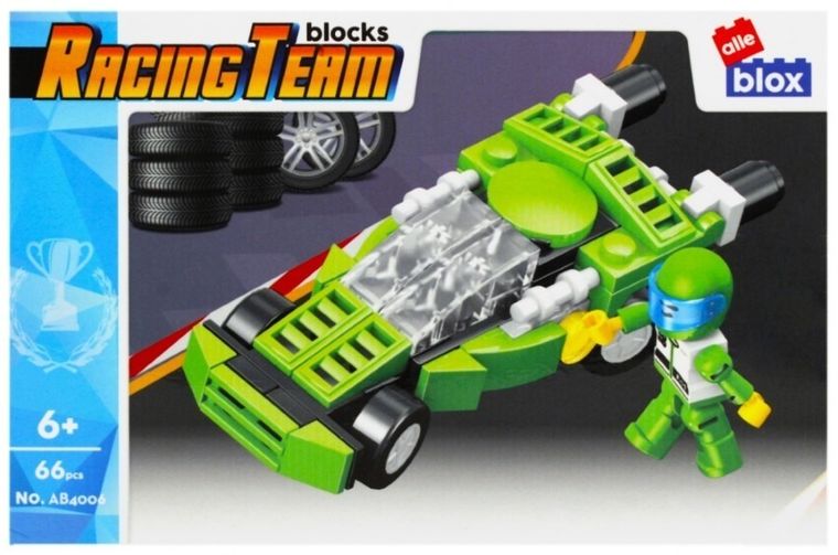 Alleblox, samochód wyścigowy, klocki konstrukcyjne
