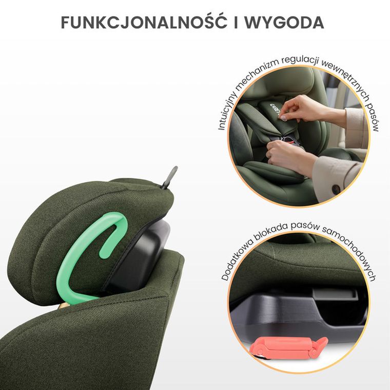 Caretero, Mundi, fotelik samochodowy, i-Size, black, 40-150 cm