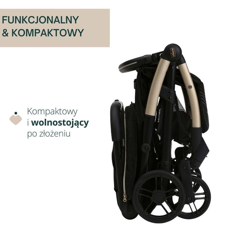 Chicco, Goody Xplus, wózek spacerowy, Black