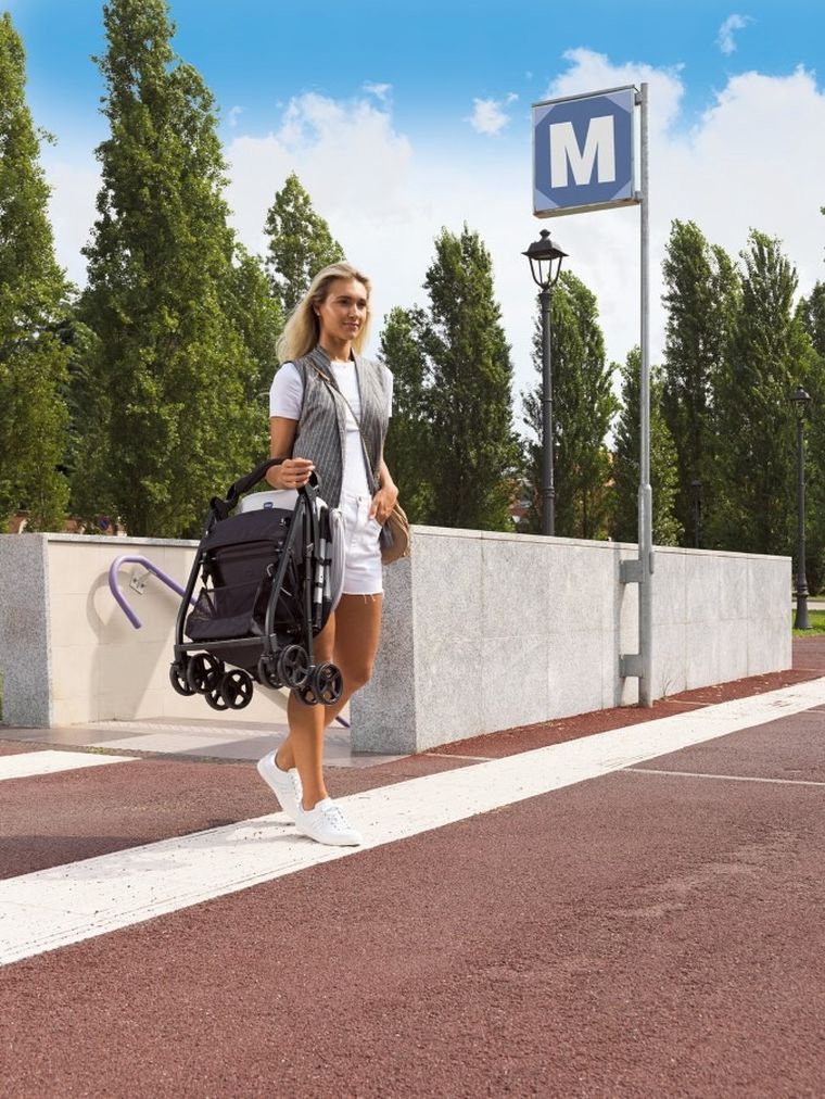 Chicco, Ohlalà 3, wózek spacerowy, Jet Black