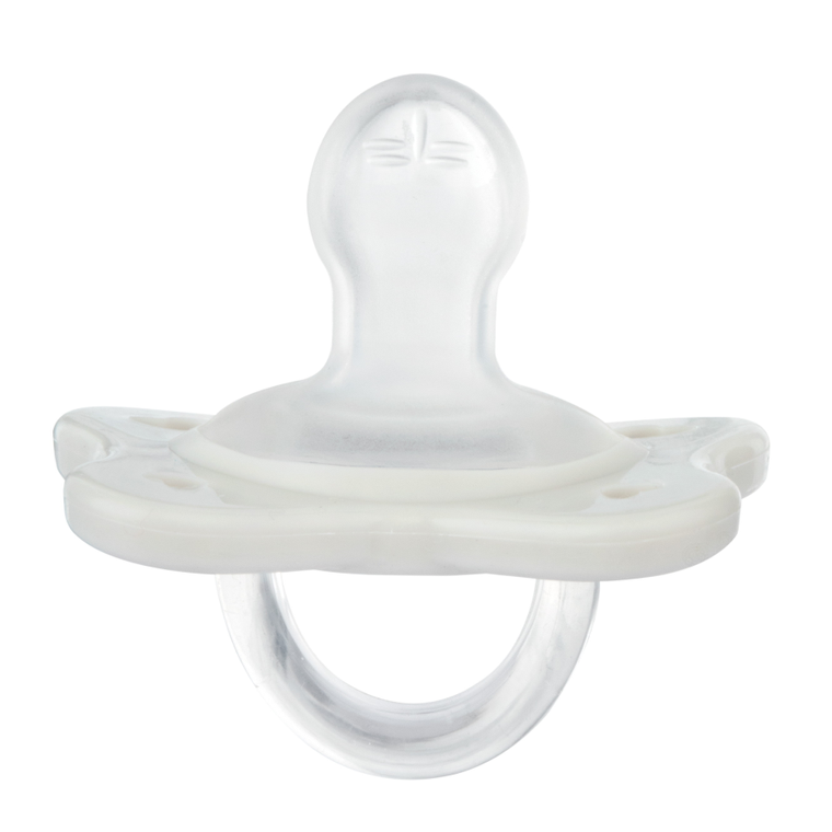 Chicco, PhysioForma Dual Soft, smoczek uspokajający, silikonowy, różowy, 2-6m, 2 szt.