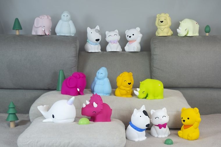 Dhink, Nosorożec, lampka silikonowa na USB