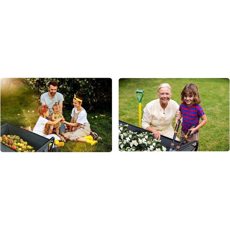 Humberg, wózek transportowy, składany, 80l