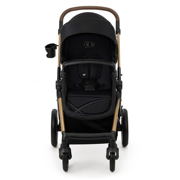 Kinderkraft, Moov 2, Air Wheels, wózek wielofunkcyjny 4w1, Pure Black