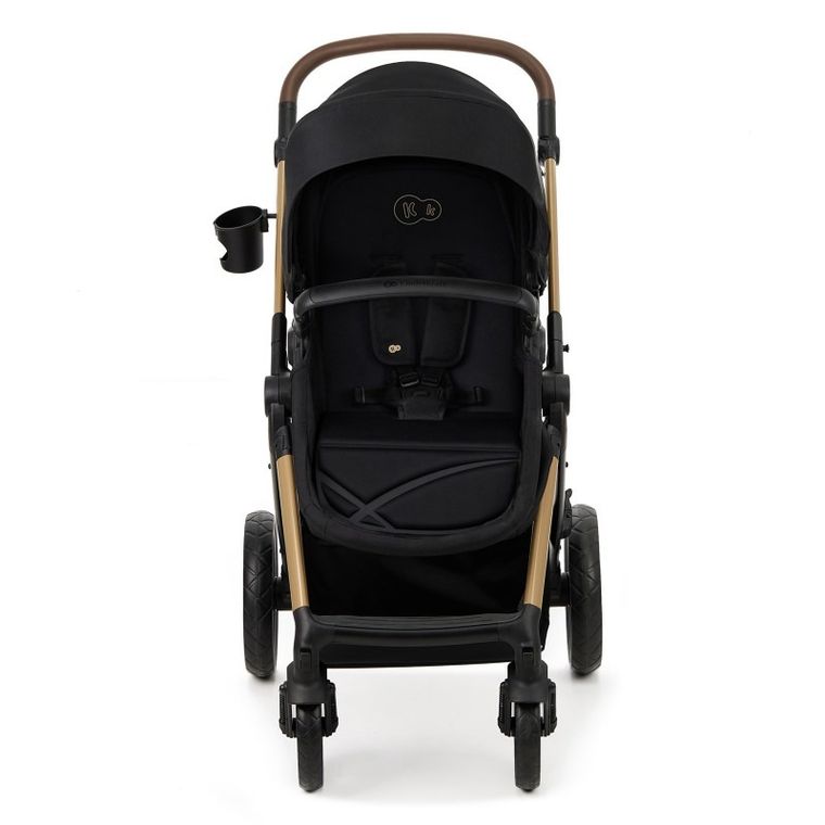Kinderkraft, Moov 2, Eva Wheels, wózek wielofunkcyjny 4w1, Pure Black
