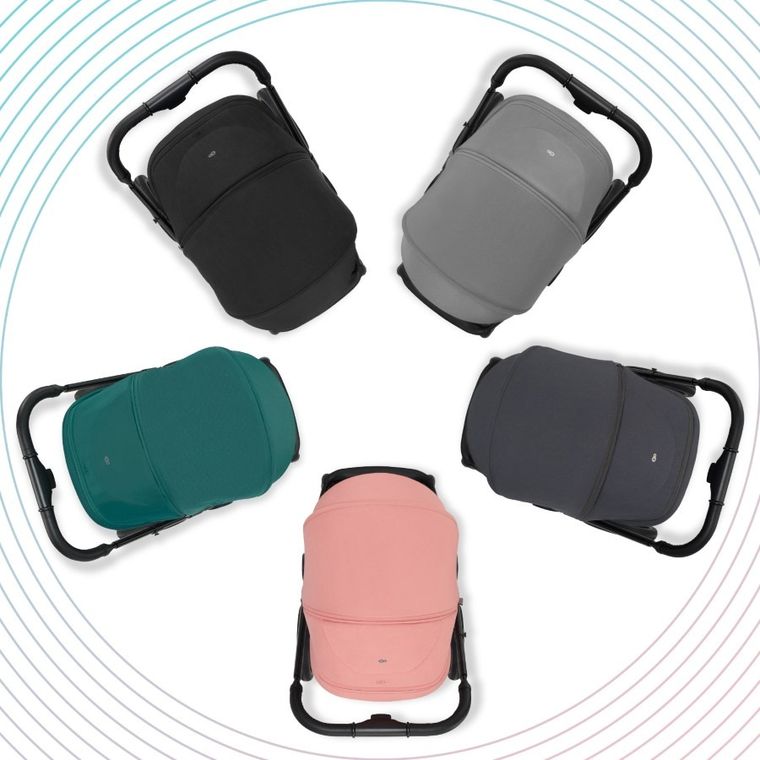 Kinderkraft, Nea, wózek wielofunkcyjny, 2w1, Midnight Black