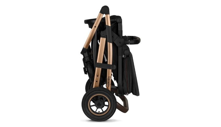 Lionelo, Amber 2in1, wózek wielofunkcyjny, Black Onyx