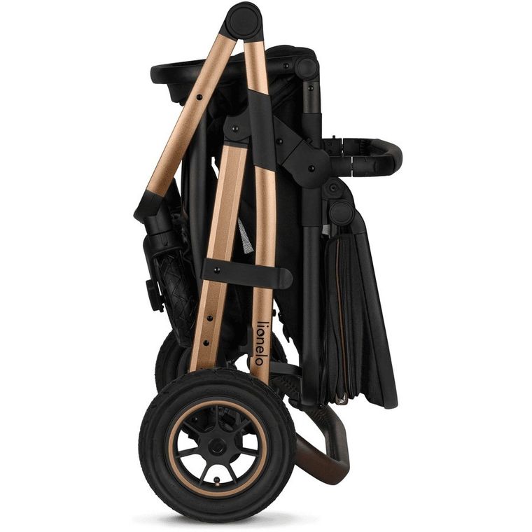 Lionelo, Amber, wózek wielofunkcyjny, 3w1, Black Onyx