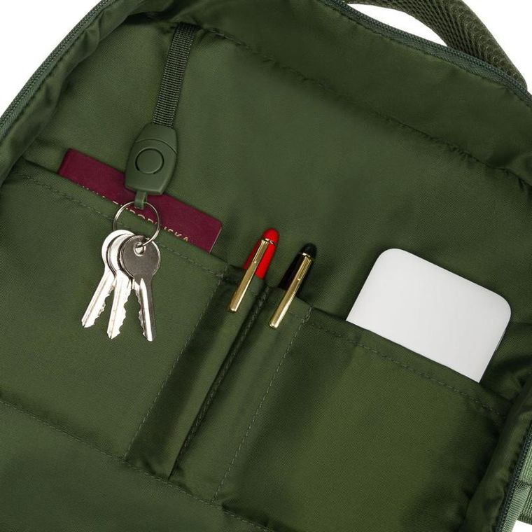 Peterson, plecak podróżny z miejscem na laptopa i portem USB, zielony