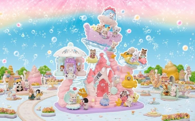 Sylvanian Families, Pałac małych Syrenek, zestaw figurek, 5701