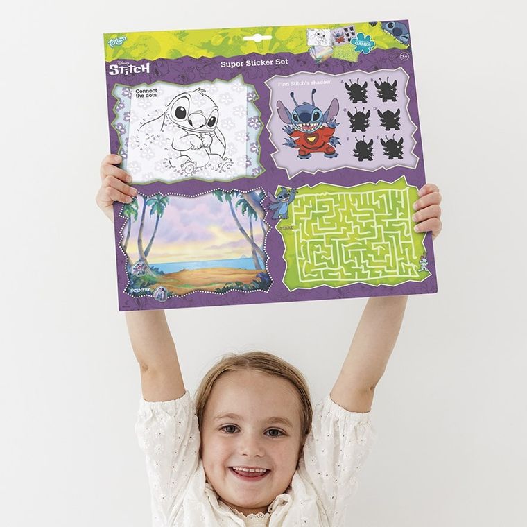 Totum, Lilo i Stitch, duży zestaw naklejek, 300 elementów