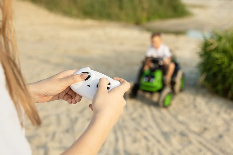 Toyz, Hector, Traktor, pojazd na akumulator, czerwony