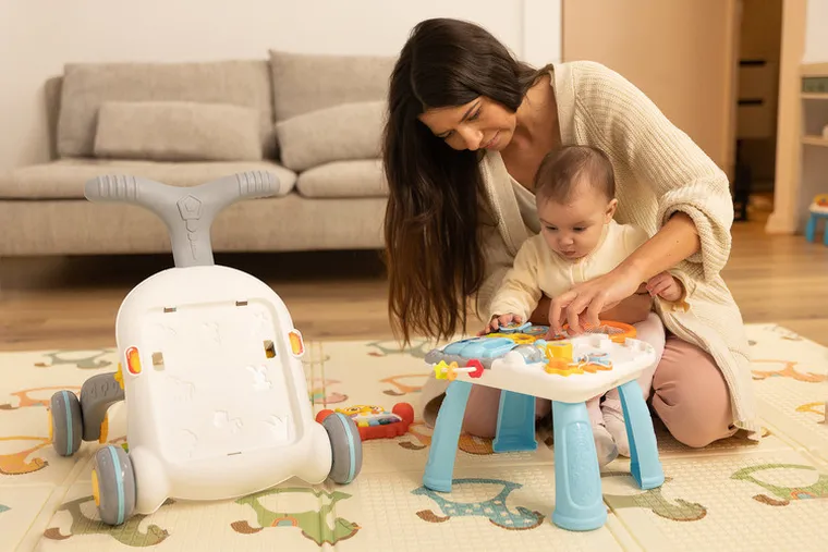 Toyz, Spark, chodzik, stolik edukacyjny, 2w1, green