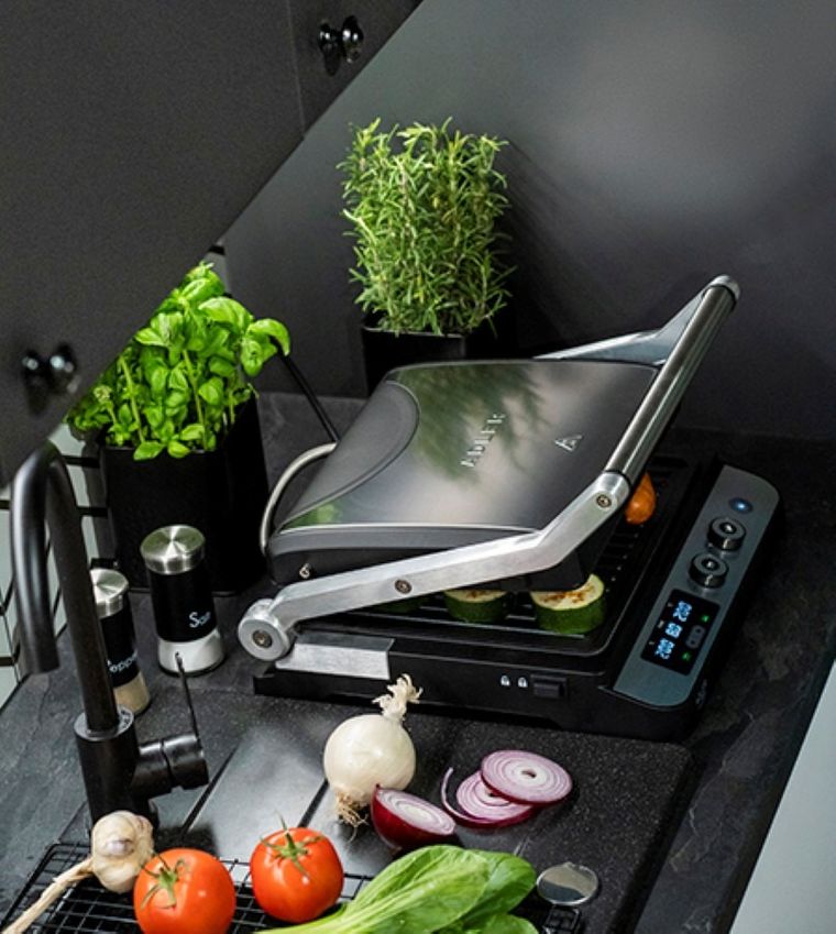 Adler, grill elektryczny 2w1, LED