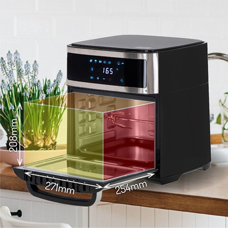 Adler, piekarnik beztłuszczowy 8w1, 13l